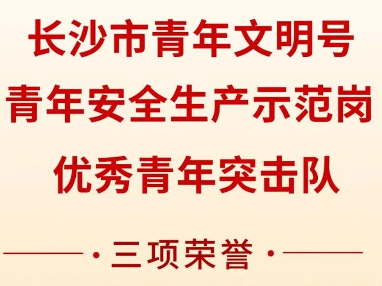 威胜集团荣获共青团长沙市委“号手岗队”建功大竞赛三项荣誉